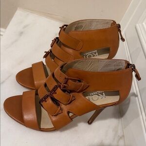 Michael Kors Brown Multi-Strap Heels